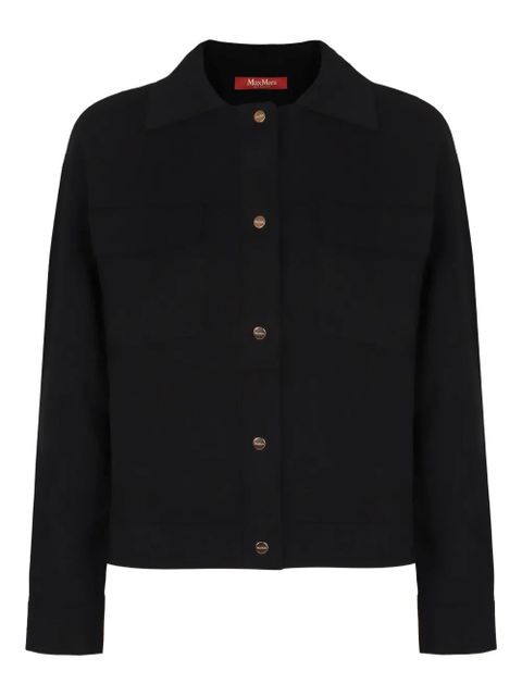 Max Mara button-fastening pocket jacket - Black