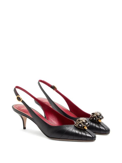 Valentino Garavani Panthea goatskin pumps 55mm - Black - zdjęcie produktu nr 2