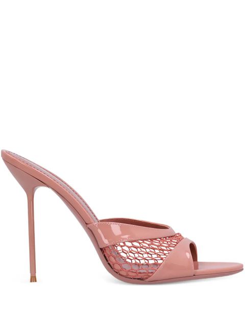Paris Texas 105mm Lidia patent-leather mules - Pink - zdjęcie produktu nr 1