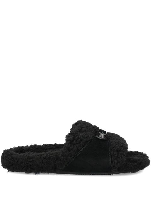 Balenciaga furry strap sandals - Black - zdjęcie produktu nr 1