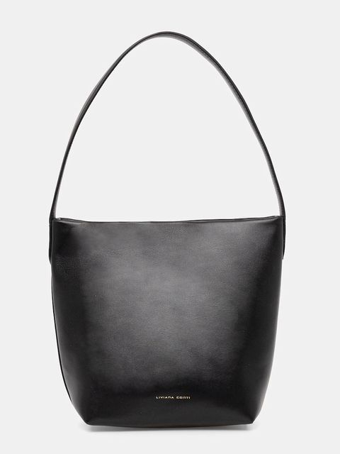 Liviana Conti torebka skórzana kolor czarny A5WA62 - zdjęcie produktu nr 1