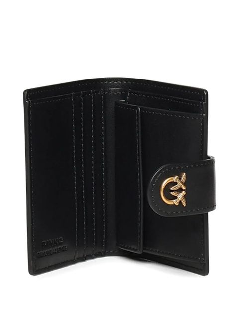 PINKO Love Birds-plaque wallet - Black