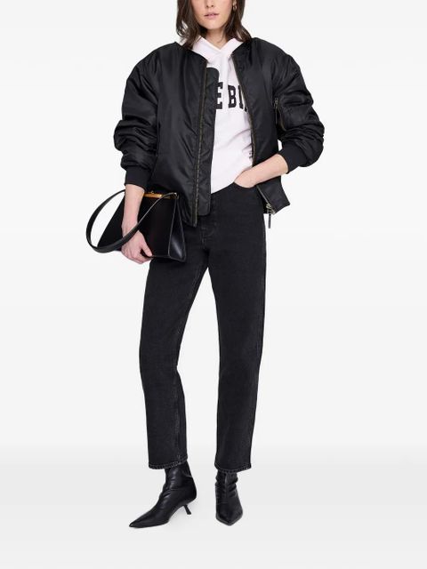 ANINE BING Harvey logo-detail hoodie - Pink - zdjęcie produktu nr 2