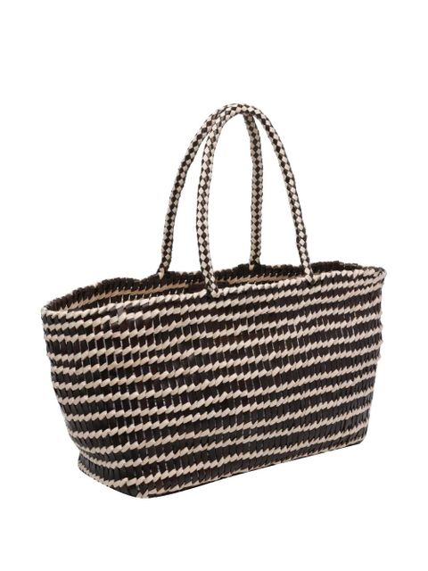 DRAGON DIFFUSION Terrafino intrecciato shoulder bag - Brown