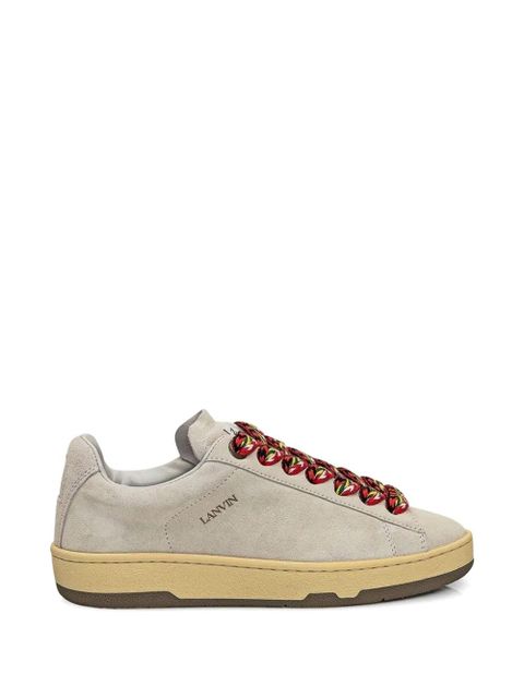Lanvin suede low-top sneakers - Grey - zdjęcie produktu nr 1
