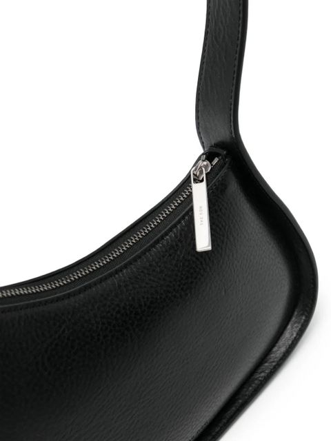 The Row Half Moon leather shoulder bag - Black