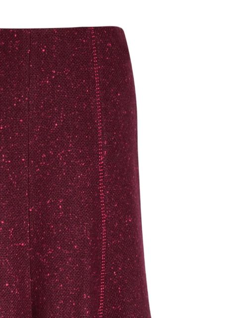 Gabriela Hearst Amy fringed panelled midi skirt - Red - zdjęcie produktu nr 2