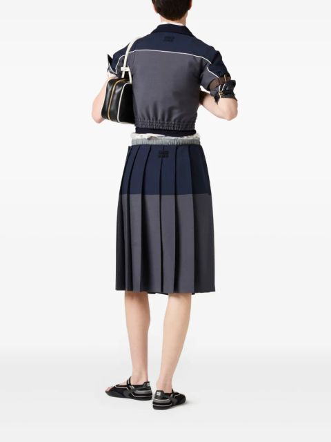 Miu Miu zip-up jacket - Grey