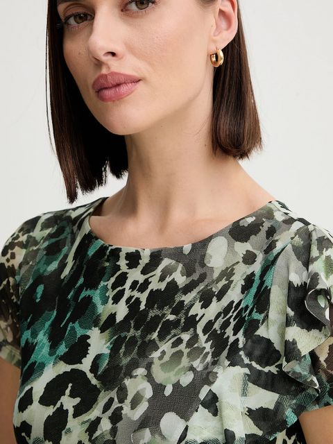 Guess bluzka VERDIANA damska kolor czarny gładka W5YP08 KCZC2