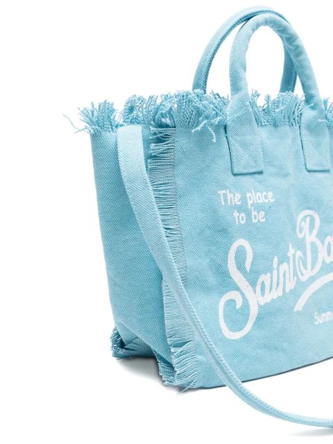 MC2 Saint Barth logo-print tote bag - Blue