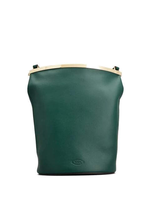 Tod's leather bucket bag - Green - zdjęcie produktu nr 1