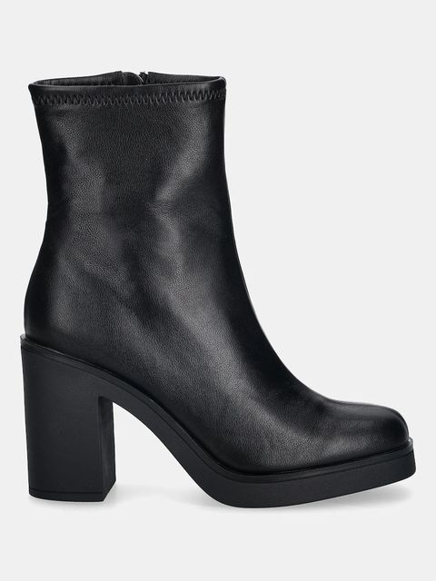 Steve Madden botki Mesmerize damskie kolor czarny na słupku 11005105