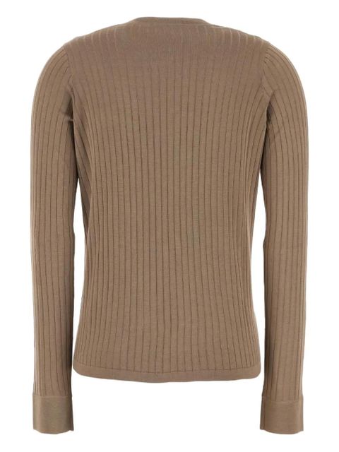 The Row ribbed long-sleeve top - Neutrals - zdjęcie produktu nr 2
