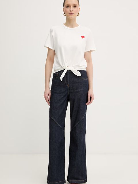 Morgan t-shirt damski z bawełną - zdjęcie produktu nr 1