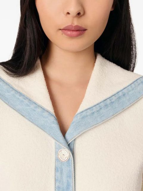 Maje sailor-collar jacket - Neutrals - zdjęcie produktu nr 2