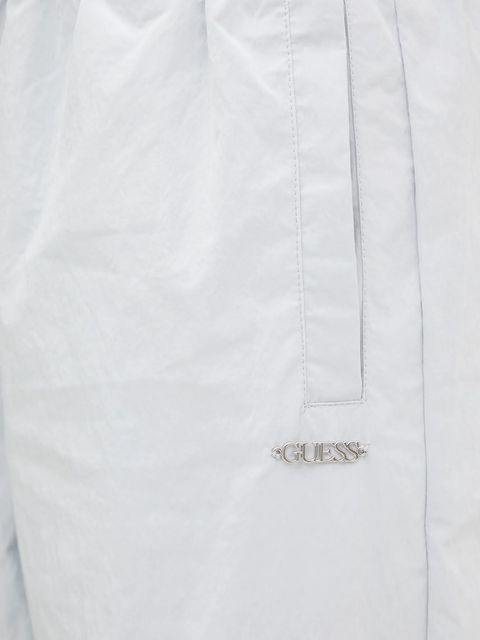 Guess spodnie dresowe NINA damskie kolor niebieski gładkie V5YB00 WHCH2