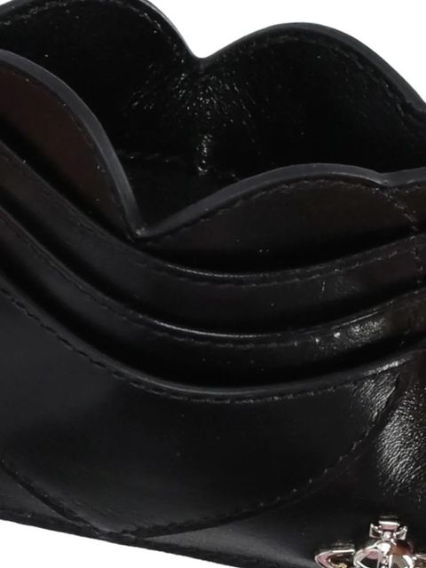 Vivienne Westwood Orb-appliqué cardholder - Black