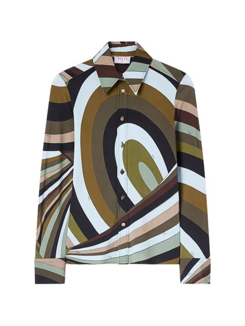 PUCCI Iride-print shirt - Blue - zdjęcie produktu nr 1