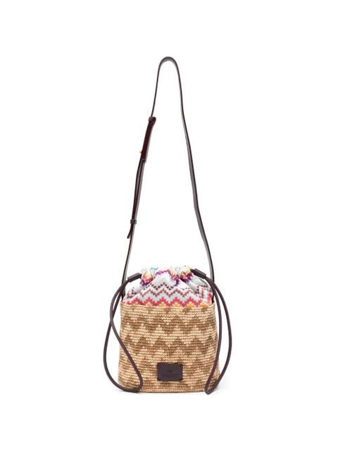 Missoni zig-zag bucket bag - Neutrals - zdjęcie produktu nr 1