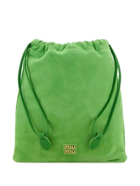 Miu Miu suede bag - Green - zdjęcie produktu nr 1