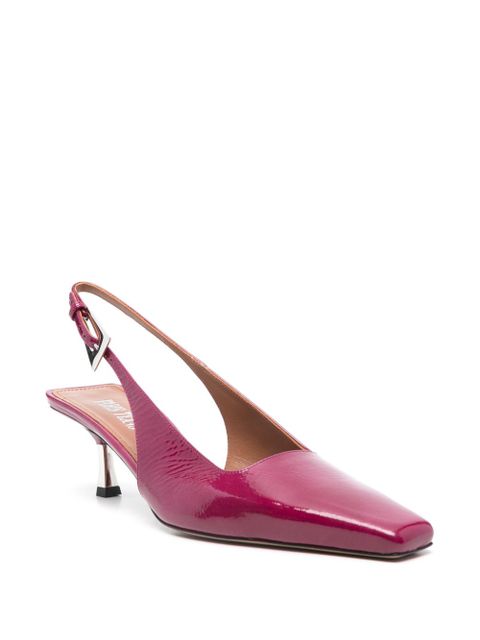 Paris Texas 60mm patent slingback pumps - Purple