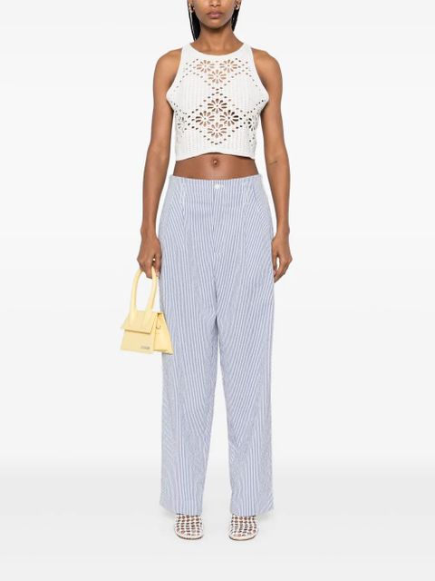TWINSET crochet-knit crop top - White - zdjęcie produktu nr 2