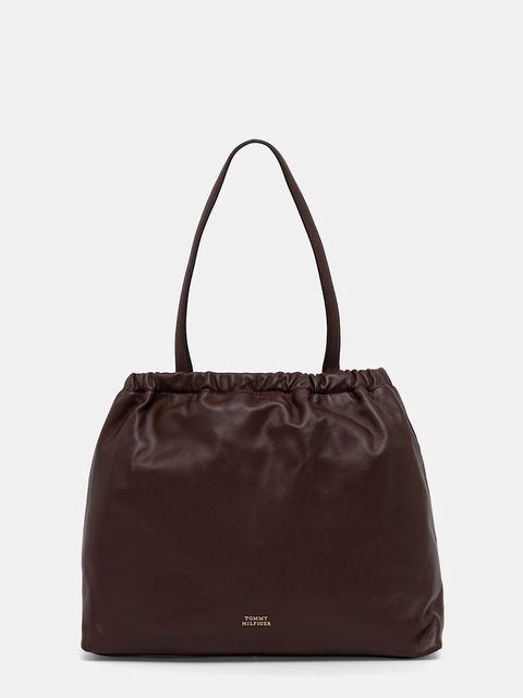 Tommy Hilfiger torebka kolor brązowy AW0AW18308 - zdjęcie produktu nr 1