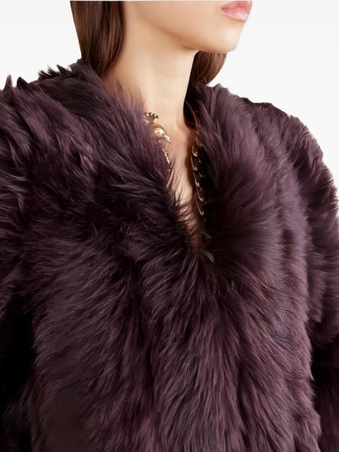 Chloé shearling jacket - Purple - zdjęcie produktu nr 2