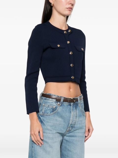 SANDRO front-pocket cardigan - Blue - zdjęcie produktu nr 2