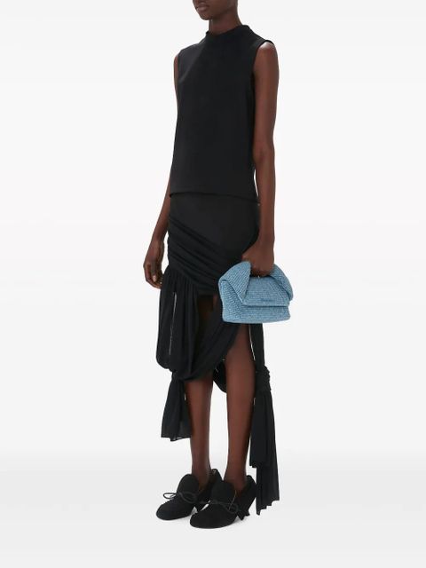 JW Anderson logo-embroidered tank top - Black - zdjęcie produktu nr 2