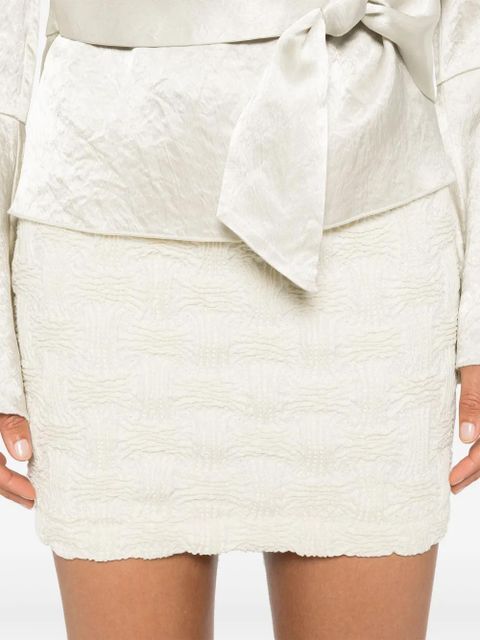 Nanushka Lyle mini skirt - Neutrals