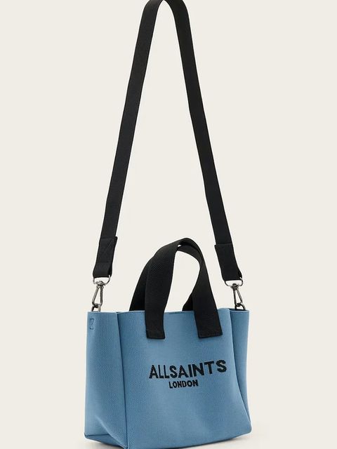 AllSaints torebka IZZY MINI kolor niebieski W237XA