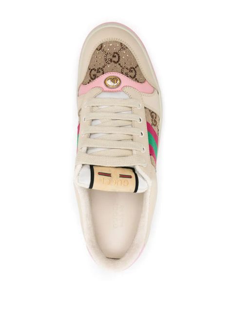 Gucci Screener panelled sneakers - Neutrals