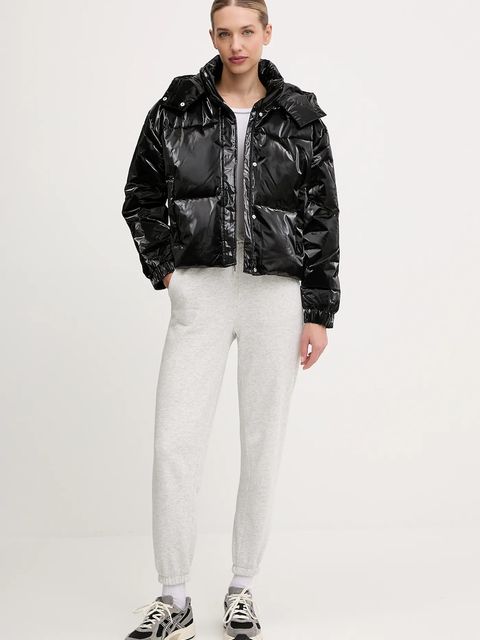 EA7 Emporio Armani kurtka kolor czarny zimowa oversize AF14805.7W000808