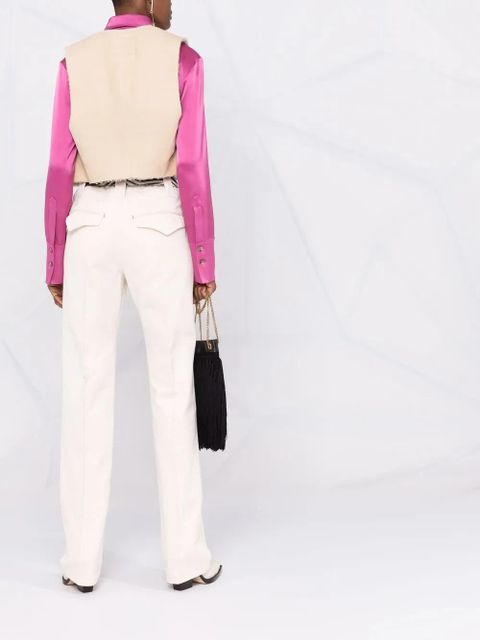 ISABEL MARANT straight-leg trousers - Neutrals