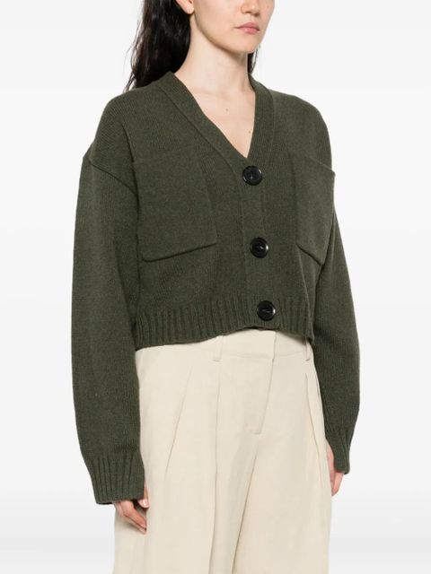Proenza Schouler Sofia buttoned pocket cardigan - Green