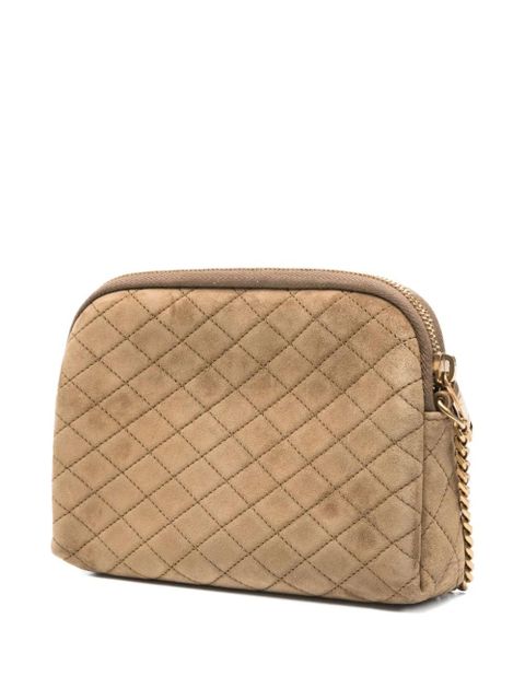 Saint Laurent quilted logo-plaque shoulder bag - Neutrals - zdjęcie produktu nr 2