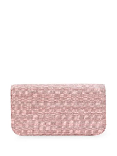 Dolce & Gabbana 3.5 logo-plaque clutch bag - Pink