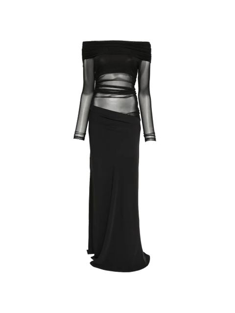 Eleh draped dress - Black - zdjęcie produktu nr 1