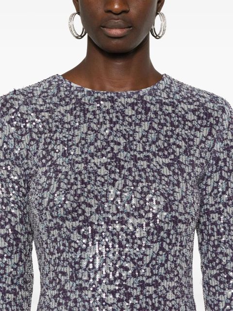 ROTATE BIRGER CHRISTENSEN sequinned mini dress - Purple