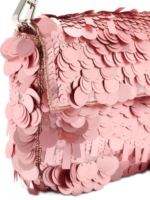 STAUD Timmy sequin embellished shoulder bag - Pink - zdjęcie produktu nr 2