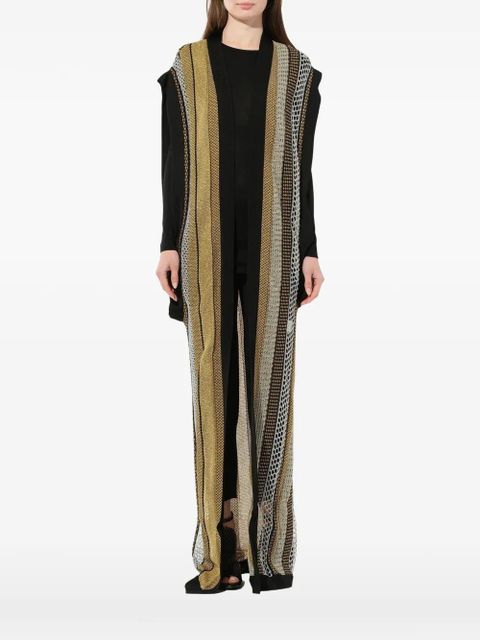 Balmain sleeveless knitted cardigan - Green - zdjęcie produktu nr 1