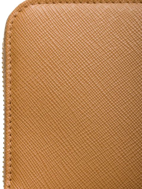 Prada large Saffiano leather wallet - Neutrals