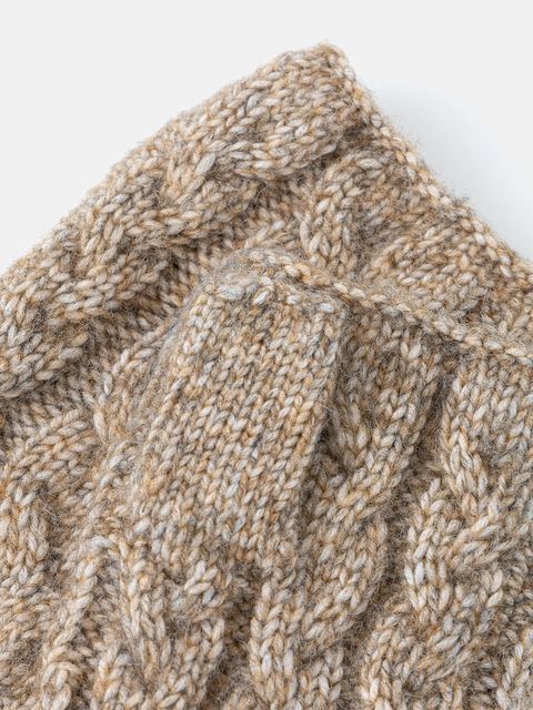 Hoss Intropia rękawiczki damskie kolor beżowy 5022326 - zdjęcie produktu nr 2