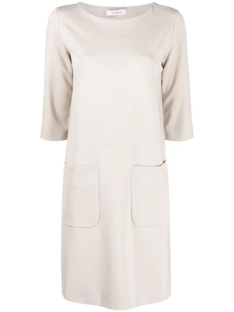 Max Mara patch-pocket shift dress - Neutrals - zdjęcie produktu nr 1