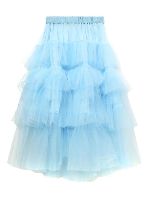 Simone Rocha ruffled tulle skirt - Blue - zdjęcie produktu nr 1