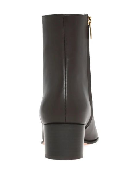 Gianvito Rossi zip-detail leather boots - Brown