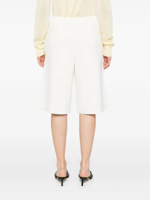 TOTEME fine-knit shorts - White