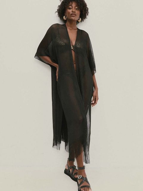 Answear.LAB brazyliany kąpielowe kolor złoty lekko usztywniona miseczka