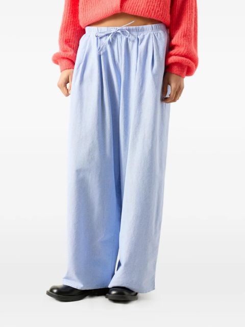 American Vintage Feoly drawstring palazzo pants - Blue
